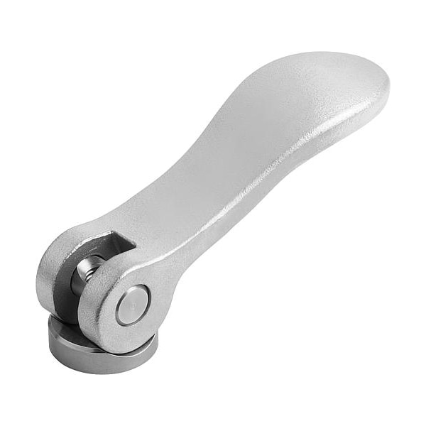 Cam levers, stainless, int. thread; thrust washer entirely stainless